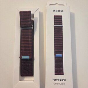 Samsung Galaxy Watch 7 Fabric Band S/M – Purple, One Click
